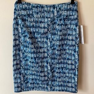 Margaret M Pencil Skirt Blue Size S